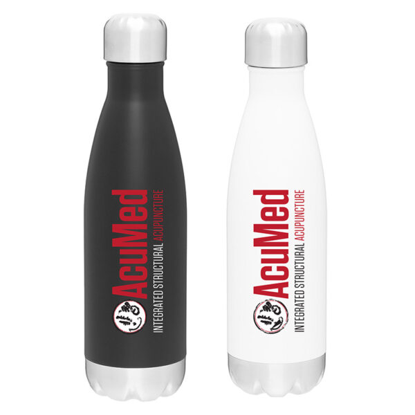 AcuMed Black and White Insulated Bottles